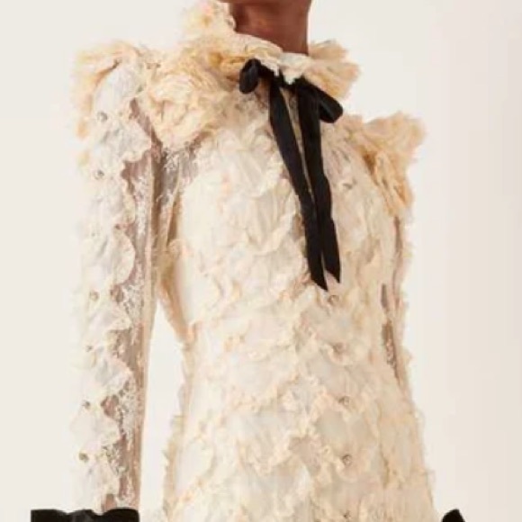 🦄NWT Zimmermann Lucky Hankerchief Blouse AU0 US4 - Picture 4 of 16